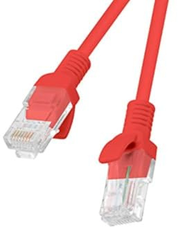 Lanberg PCU6-10CC-0025-R Netzwerkkabel Kat.6 Utp, 0,25m rot