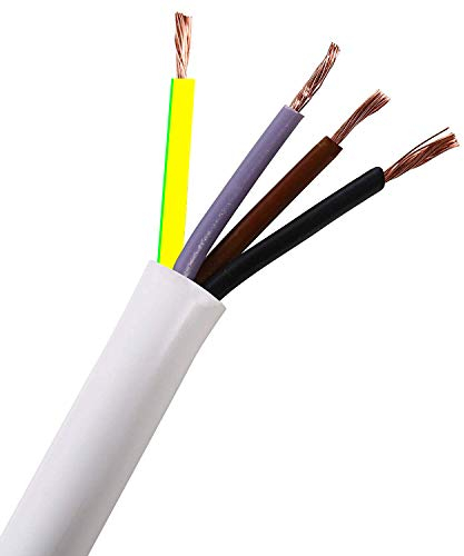 UHPPOTE 20 AWG Gauge 100ft 4 Conductor Bare Unshielded Alarm Security Burglar Cable Wire