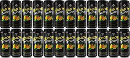 24 Dosen a 0,33L Lemon Soda Lemonsoda aus italienischen Zitronen a 330ml mit Fruchtfleisch inc.6,00€ EINWEG Pfand