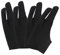 Larcele 4 Stück Antifouling Zwei FingerHandschuh, Artist Handschuh für Grafik Zeichnung Tablette HTST-01