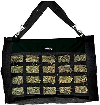 Weaver Leather Unisex-Erwachsene Slow Feed Hay Bag, Black Heutasche, schwarz, 25 L x 11-1/2 W x 18-1/2 H