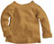Bio Kinder Strickpullover 100% Bio-Baumwolle (KbA) GOTS zertifiziert, Curry, 86/92
