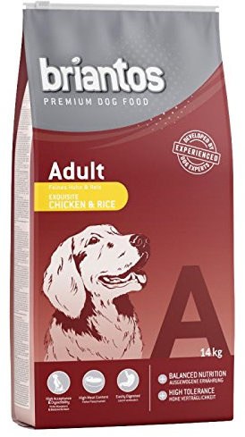 Briantos Premium Qualität 2 x 14 kg Trockenfutter Sparpaket – Erwachsene Huhn & Reis