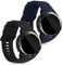 kwmobile 2X Sportarmband kompatibel mit Honor Watch GS Pro Armband - Fitnesstracker Band Set aus TPU Silikon