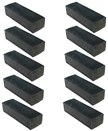 Solid Rubber Block 40mm x 13mm x 10mm - Pack of 10
