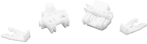 FINAO AUTOPARTS 2 clips agrafes de réparation lève-vitre avant | Installation facile & qualité OEM | Compatible avec Renault Clio 2 II