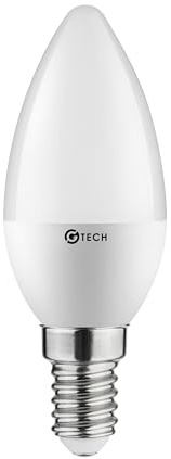 GTV G-TECH LED Kerzenlampe C30 E14 6,0W 520lm 3000K Warmweiß 230V 160° Kerzenform Mini Glühbirne