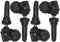 4 x RDKS/TPMS Sensoren – Reifendruckkontrollsystem passen für Ford Grand C-Max - Typ [DXA/CB7, DXA/CEU] - Zeitraum 03/2014 bis 12/2019 - Ein Satz bestehend aus 4 Sensoren mit Gummiventil schwarz