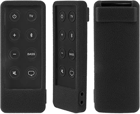 Custodia protettiva in silicone per Bose Solo 5 10 15 Series ii TV soundbar telecomando, per Bose Solo Speaker Series II IIGS 1SR 10 e 15 telecomando, SOLO per originale, NON per sostituito (nero)
