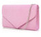 Pochette fucsia glitter donna elegante da cerimonia sera matrimonio party signora borsa a mano piccola ragazza clutch gioiello brillantini borsetta busta brillantinata Tessuto glitterato Fuxia chiaro