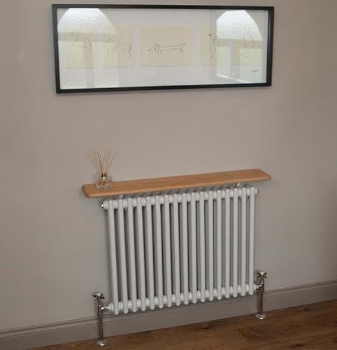 The Heritage Collection Solid Oak Radiator Shelf Unfinished (1200mm)