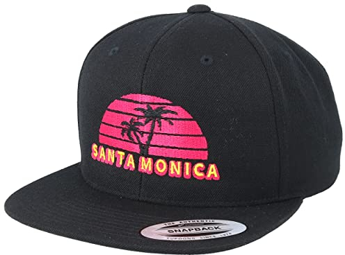 Hatstore Santa Monica Black Snapback Cap - Grösse: One Size - (55-60 cm)