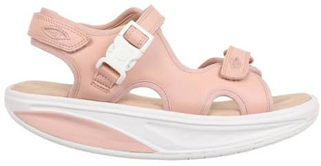 MBT Damen Funktionssandalen Kisumu 3S W, Frauen Sandalen,Dynamic,abroll,Sandalen,rundsohle,abrollsohle,Sommerschuhe,offene,Schuhe,Rosa (Peach),40 EU / 6.5 UK