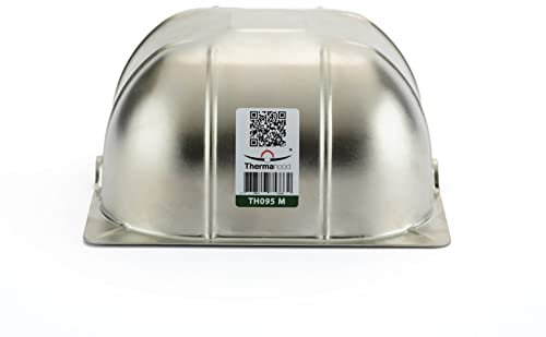 Thermahood TH 095 M Lot de 10 caches en acier pour spots encastrés et spots - Favorise l'efficacité énergétique - Idéal pour les petits espaces