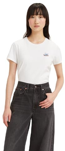 Levi's Damen The Perfect Tee Graphic TEES, Mini Bw Scenic Brigh, XS