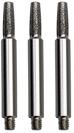 3Pcs Tungsten Carbide Burrs Carbide Cutter Hand Crank Chainsaw Chain Sharpening Jig Accessories Compatible with Timberline Chainsaw Sharpener 7/32,5/32,3/16,13/64 Pitch Chain