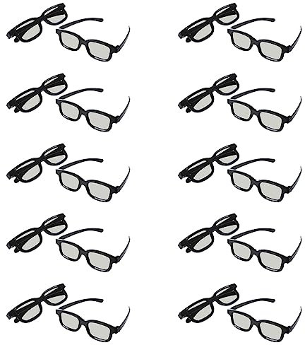 MULOUTSPO 20Pcs Gafas 3D para LG Cinema 3D TV
