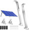 Herrselsam Support de panneau solaire réglable individuellement 0-60 ° pour toit plat, montage de panneau solaire, fixation pour toit plat, mur, bateau, camping-car (1 paire)
