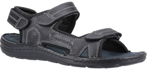 Hush Puppies Alistair Sandale Herren Sommer, Schwarz, 40.5 EU