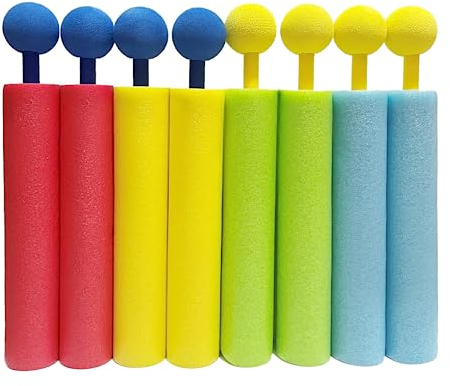 8Pcs wasserspritzpistole,wasserspritze Kinder,Wasserpistolen für Kinder, Wasserspritze Schaum,Wasserspritzpistole Strandspielzeug,Kinder Wasserpistolen Super Wasserblaster für Pool Strand Outdoor