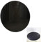 Glasplatte und Tischplatte In Rund Gestalt, Glasplatte Rund Durchm. 38cm•100cm Schwarz Glastisch Tischplatte Aus Gehärtetem Glas Tisch Glasscheibe, für Terrasse, Esstisch, Couchtisch(Size:60CM(24INCH)