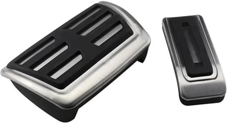 Bremse Pedalkappen Für VW Für Multivan T5 T6 Für Caravelle T6 Gas Bremspedal Schutzabdeckung Edelstahl Auto Pedale Kit Auto Pedale(at)