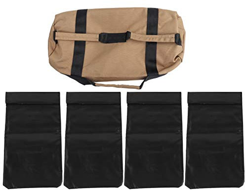 48 x 20 cm Outdoor-Fitness-Sandsack, gewichtsverstellbar, Power-Taschen, Krafttraining, Übung für Boxen, Gewichtheben, Militärkern