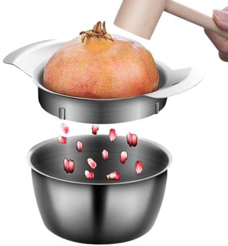 Granatapfel Schäler - 17,6 * 9 * 6 Cm Granatapfel Schälwerkzeug Set, Granatapfel Entkerner Edelstahl, Zum Schälen Von Granatapfelkernen, Für Zuhause & Obstladen,