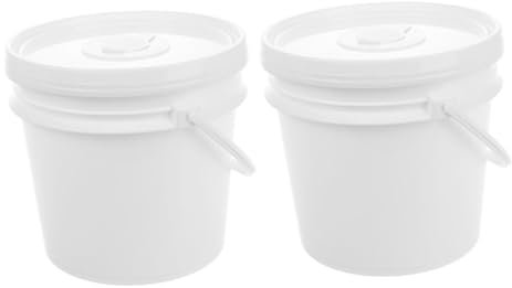 COLLBATH 2pcs Plastic Wipes Bucket Lid Airtight Seal Travel Wipes Container for Nappy Changing