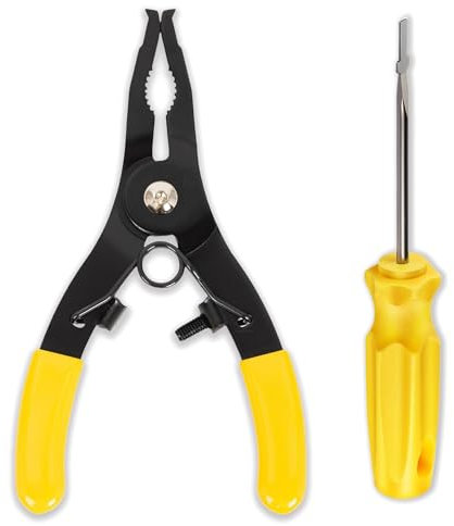 Sprinkler-Rotorwerkzeug und Zange, Sprühkopf-Werkzeug, kompatibel mit RainBird-Sprinklerköpfen, Sprühkopf, Klimmzugwerkzeug für Pop-Up-Sprinkler für Garten-Rasenbewässerung (gelb)