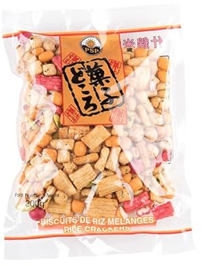 Crackers de riz - Mélange galettes biscuit japonnais asiatique - - Compatible avec PSP - Paris Store - 100g