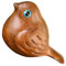 Alipis Rustikale Holzschnitzerei Tier Vogel Figur Ornamente Tischplatte Statue Ornament Vorhanden