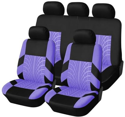 MeKnMoney Auto Sitzbezüge FüR op𝙚l Astra H Twintop(2005-2010), Sitzschoner Schonbezug Auto Wasserdichtes Innenraum ZubehöR,F/Purple