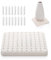 Asyduey Support D'Inclinaison de Four, Coussin de Cuisson de Poterie à Ongles, Coussin de Support Réfractaire en Céramique, Outil de Combustion de Four Résistant Aux Hautes Températures