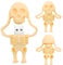 BORLTER CLAMP Clé USB 128 Go en Forme de Squelette de Dessin Animé Pendrive Amusante USB Mémoire Stick Cadeau (Jaune)