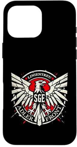 Hülle für iPhone 16 Pro Max LINIENTREU – Frankfurt Fußball Fans