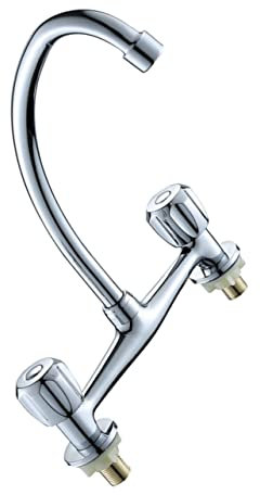 IWOWHERO 1Pieza Agua Fría Doble y Rotación de Cocina y Lavabo y Fregadero