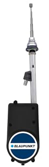 Blaupunkt Autojet 25, Motorantenne mit silbernem Antennenstab, 1,4m Kabellänge, 12V