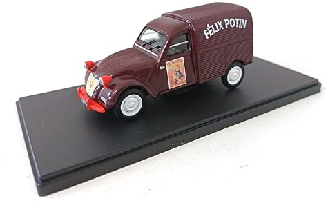 OPO 10 Voiture Miniature 1/43 Compatible avec Citroën Fourgonnette 2CV Félix Potin - FP402