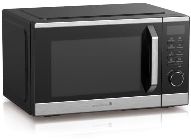 Tarrington House Mikrowelle MWDF25823GCA 23L, 800W | Mikrowelle, Grill & Heißluft, Airfry ohne Öl, 10 Automatikprogramme, Glasdrehteller Ø 270mm, Kindersicherung