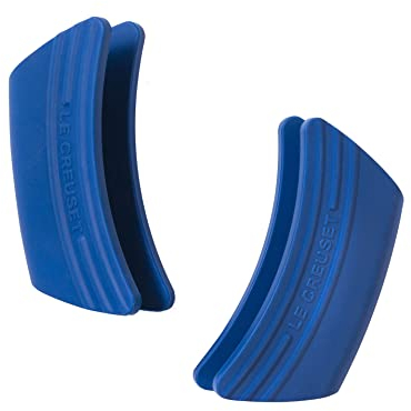 Le Creuset Set de 2 poignées, Silicone, Adaptables, Résistantes à la Chaleur Jusqu'à 250°C, Volcanique