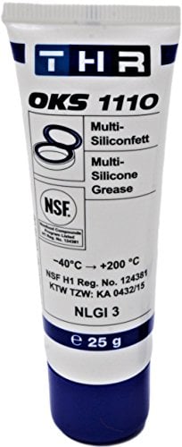 OKS Spezialschmierstoffe GmbH OKS 1110 Multi-Silikonfett, lebensmittelecht, für Kaffeemaschinen, Armaturen, Dichtungen 25g