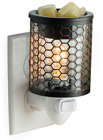 CANDLE WARMERS ETC Pluggable Fragrance Warmer- Decorative Plug-in for Warming Scented Candle Wax Melts and Tarts or Essential Oils