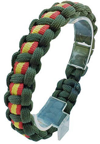 LGP - Pulsera Paracord Green Line Guardia Civil - Bandera de España, Ejercito