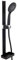 Duschstange Duschbrause Duschkopf Halter Ohne Bohren 3M Kleber (Mit Brausekopf Schwarz)