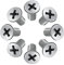 8pcs Screw Rotor Brake Disc Retaining 93600-06014-0H - Set is Best Replacement for Honda, Acura, Hyundai, Kia, Mazda - Front and Rear Stainless Steel Retaining Screws by Automajor