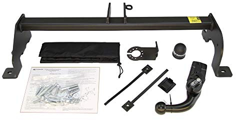 Anhängerkupplung für Suzuki Jimny 3 III SN abnehmbar mit universalem E-Satz 13-polig