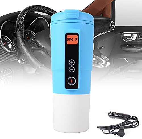 Bollitore da Viaggio 12v LEJIEYIN Scalda Acqua Elettrico Auto Bollitore Portatile Auto Tazza Elettrica per Auto Mini Bollitore Auto Tazza Elettrica Auto con Accendisigari