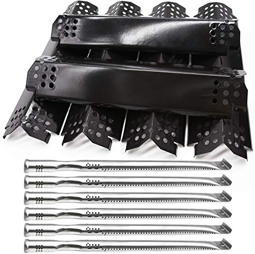 Ersatzteile für Nexgrill 720-0896B 720-0896C 720-0896E Deluxe 6 Brenner Gasgrills, 6 Stück Brennerröhren, Flame Tamers Hitzeschilde Ersatz für Nexgrill 720-0882A 720-0882A 96 72 0-0925 Grills