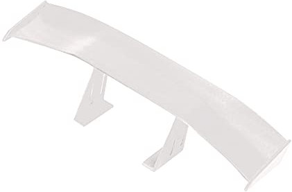 iSpchen Auto Mini Heckspoiler Wing Motor Spoiler Auto ABS Heckspoiler Flügel Dekoration Kohlefaser Schwanz ohne Perforation Weiß